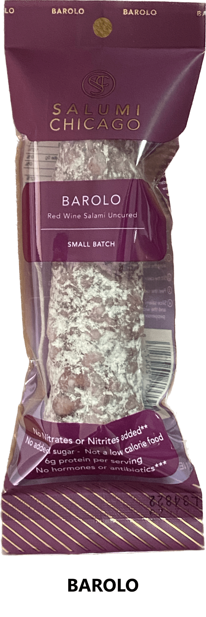 Barolo Salami (Uncured) - all natural salami from Salumi Chicago