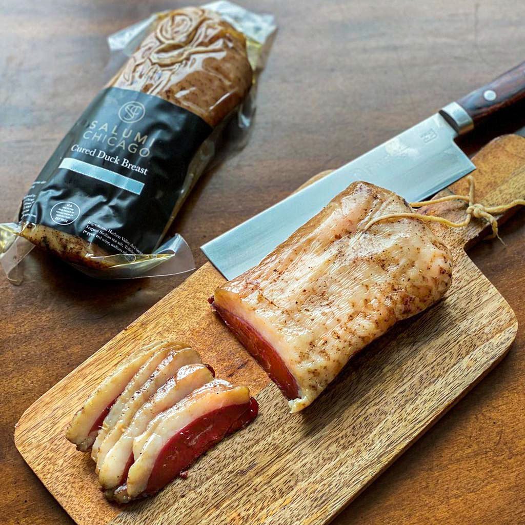 Cured Duck Breast - all natural salami from Salumi Chicago