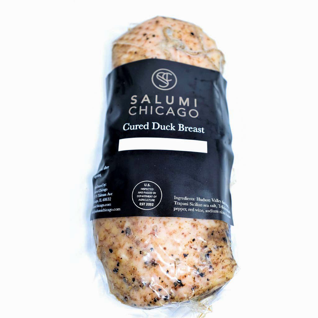 Cured Duck Breast - all natural salami from Salumi Chicago