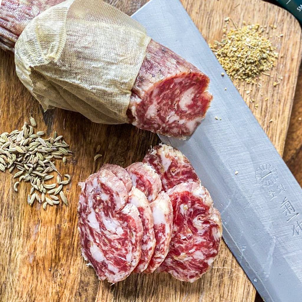Finocchiona Salami (Uncured) - all natural salami from Salumi Chicago